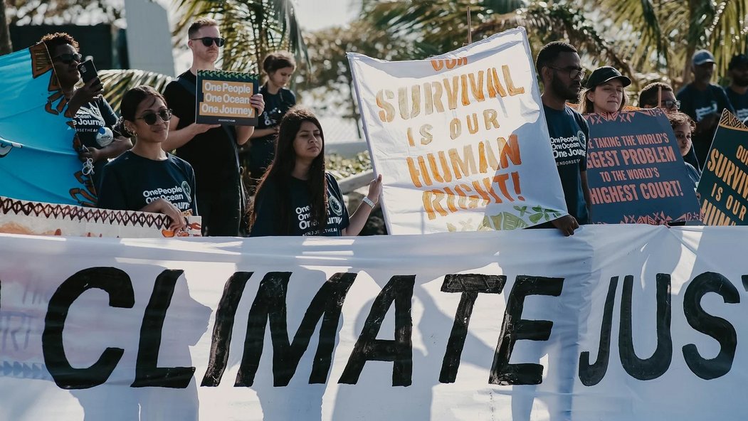 Demonstration für Klimagerechtigkeit (Foto: Pacific Island Students fighting for Climate Justice)